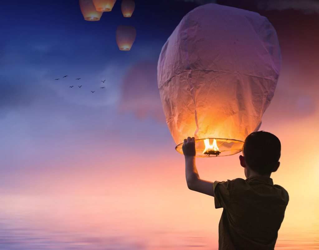 Balloon Bougie Voeux A Lunivers